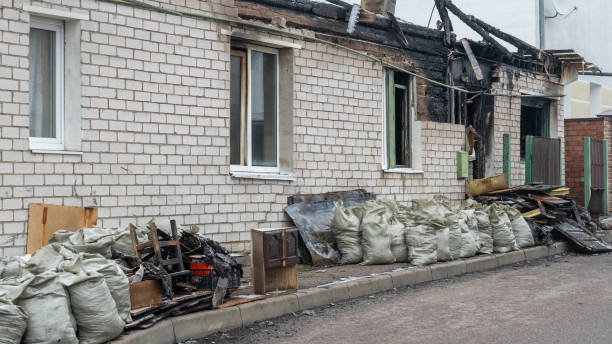 Professional Fire Damage Removal technician working in Henderson, TX